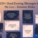 250+ Good Evening Messages to My Love – Romantic Wishes
