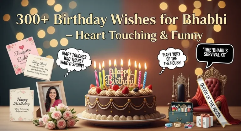 300+ Birthday Wishes for Bhabhi – Heart Touching & Funny