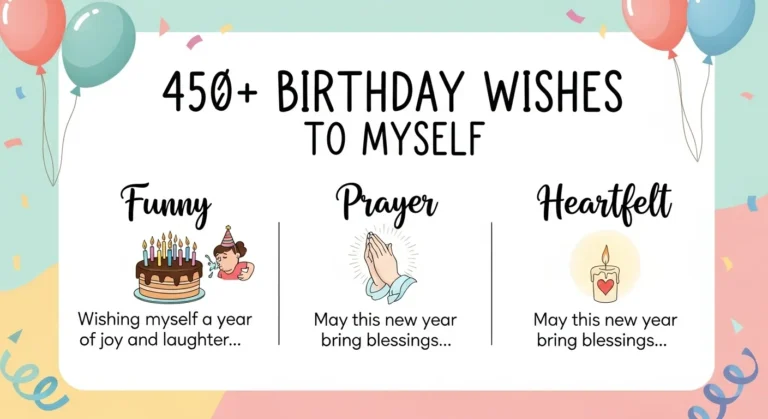 450+ Birthday Wishes to Myself: Funny, Prayer & Heartfelt