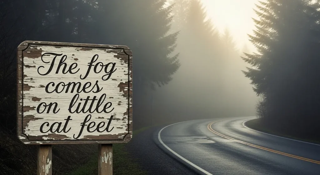 Beautiful Foggy Weather Quotes