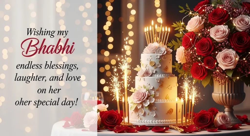 Birthday Wishes for Bhabhi from Nanad