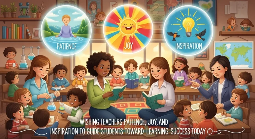 First Day of School Wishes for Teachers