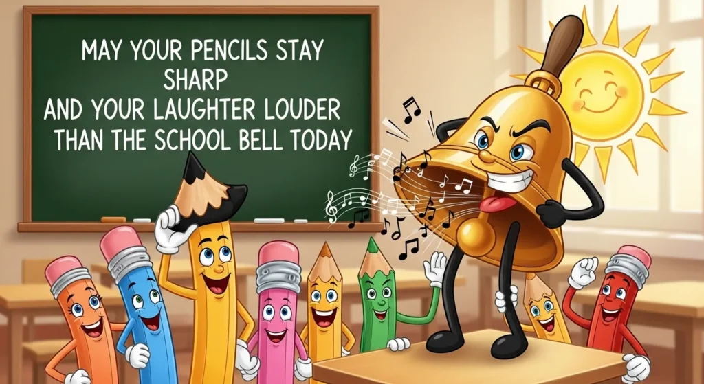 Funny First Day of School Messages for Teachers and Kids