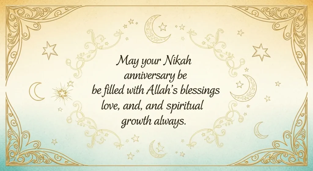 Nikah Anniversary Wishes