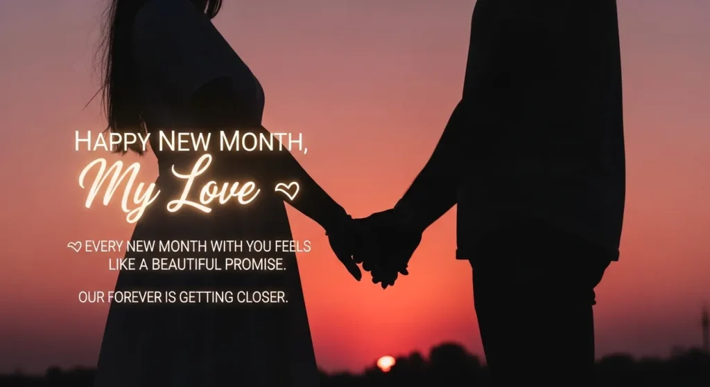 Romantic New Month Love Messages for Fiance