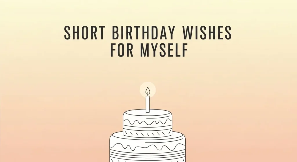 Short Birthday Wishes for Myself