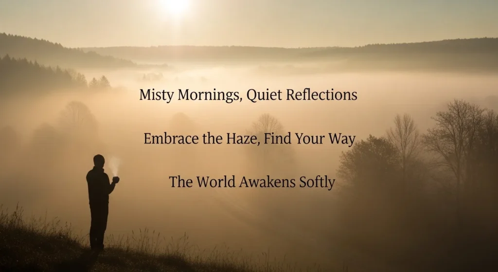 Short Foggy Morning Quotes