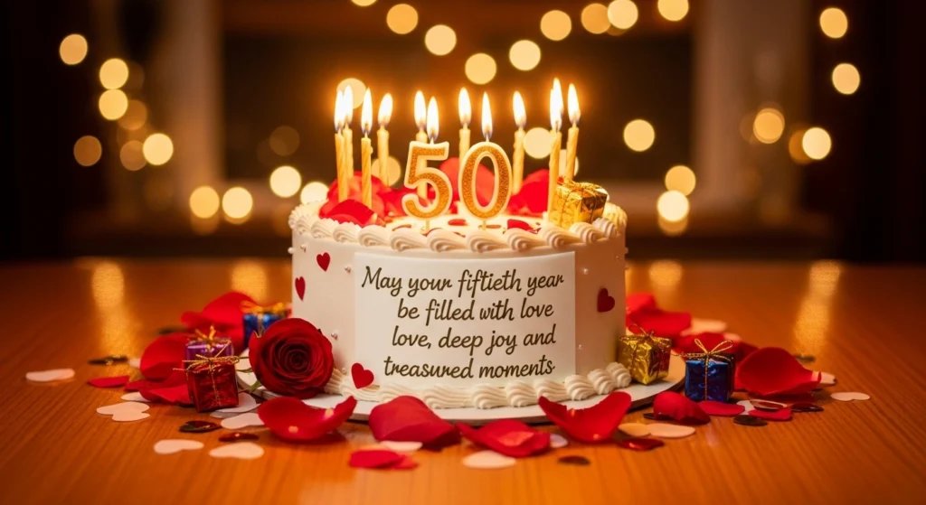 Heartfelt 50th Birthday Wishes
