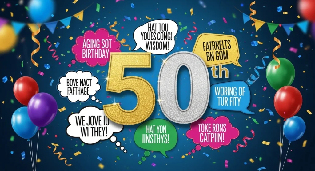 Funny 50th Birthday Wishes