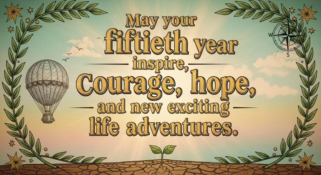 Inspirational 50th Birthday Wishes and Quotes