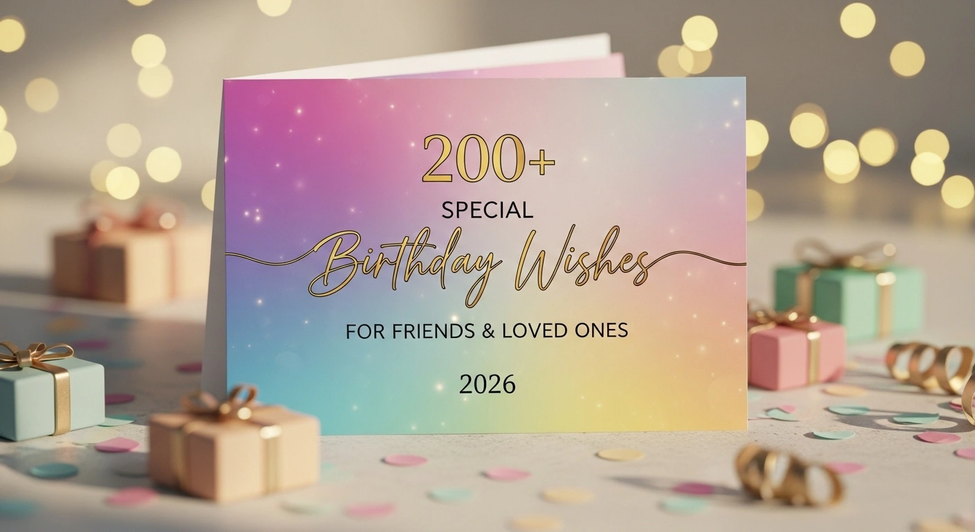 200+ Special Birthday Wishes for Friends & Loved Ones 2026