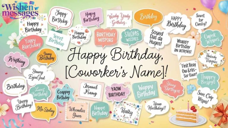 Birthday Messages for a Coworker: 160 Unique & Sweet Wishes
