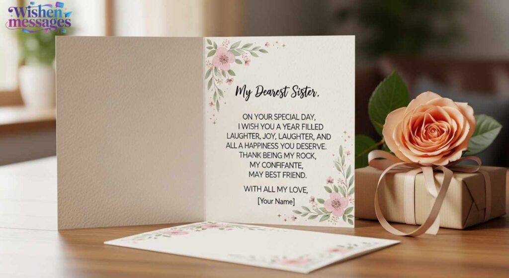 Heart-touching Birthday Wishes for Sister