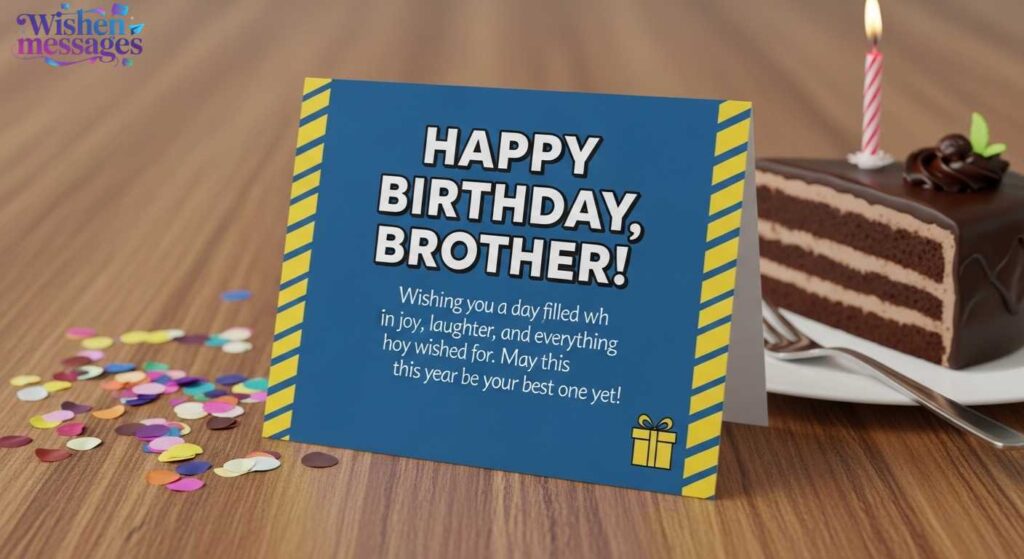 Short and Simple Birthday Wishes for Brother