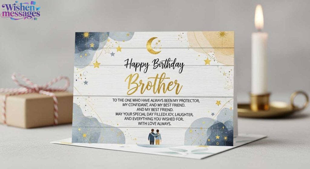 Heartwarming Birthday Wishes for Brother