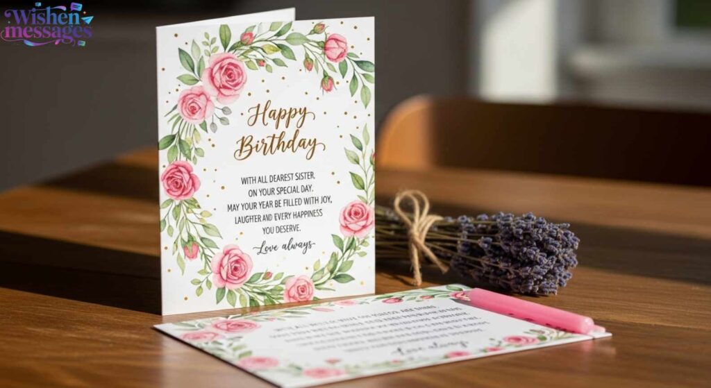 Heartfelt Birthday Wishes for Your Sister