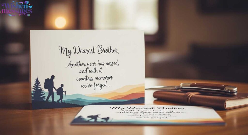 Emotional Birthday Messages for Brother
