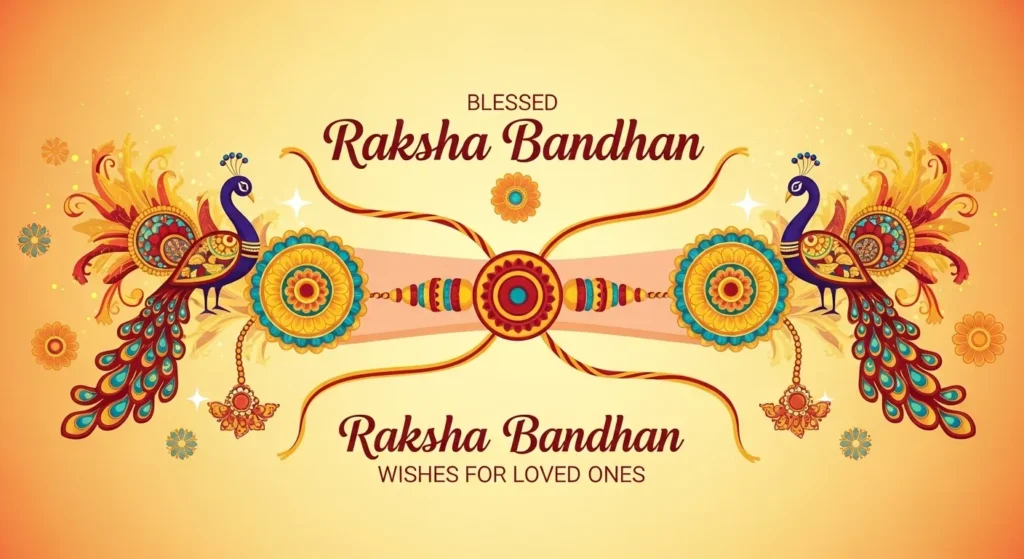 Blessed Raksha Bandhan Wishes for Loved Ones