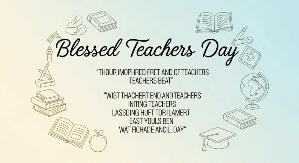Blessed Teachers Day Wishes Quotes