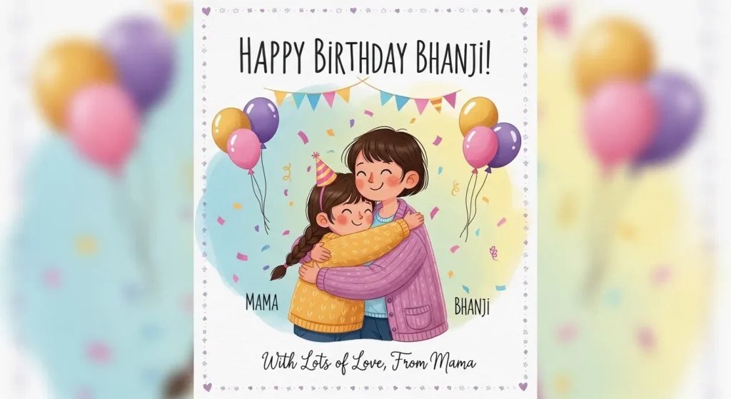 1st Birthday Wishes for Bhanji