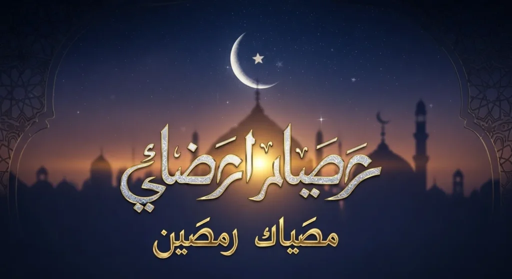 Blessed Ramadan Wishes in Arabic