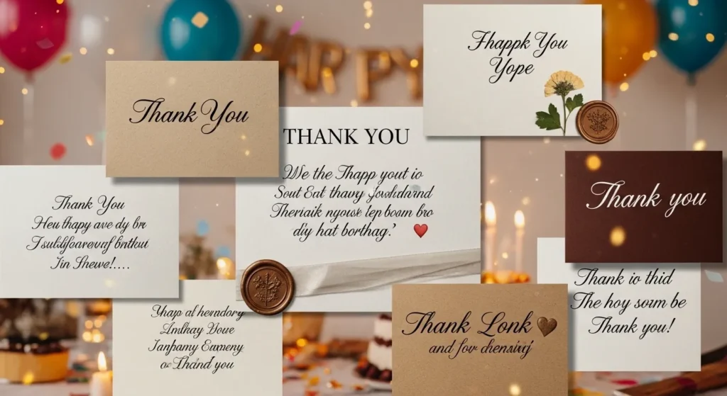 Emotional Thank You Messages for Birthday Wishes