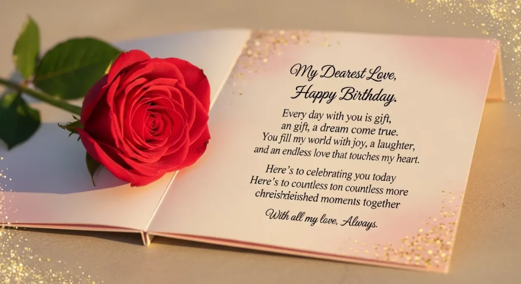 Heart-touching Birthday Wishes for Love