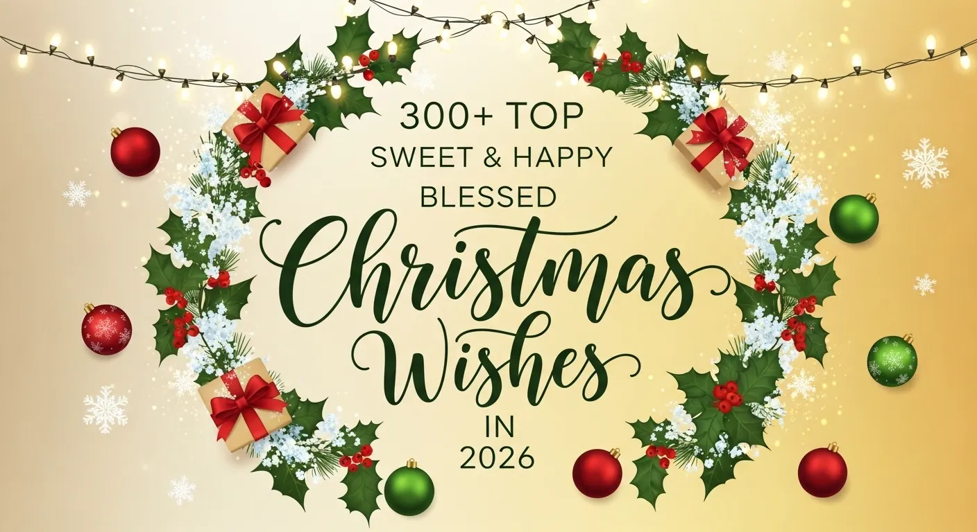 300+ Top Sweet & Happy Blessed Christmas Wishes in 2026