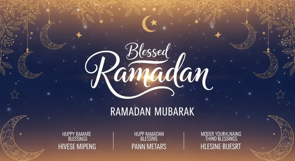 Blessed Ramadan Wishes Quotes