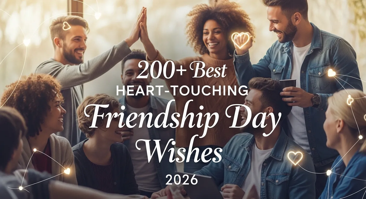 200+ Best Heart-Touching Friendship Day Wishes in 2026