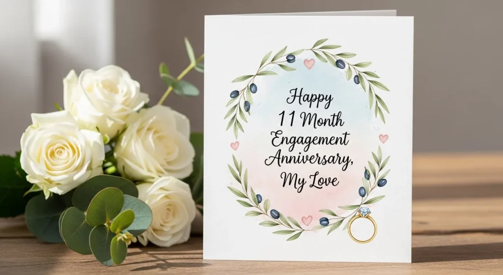 11 Month Engagement Anniversary Wishes for Husband