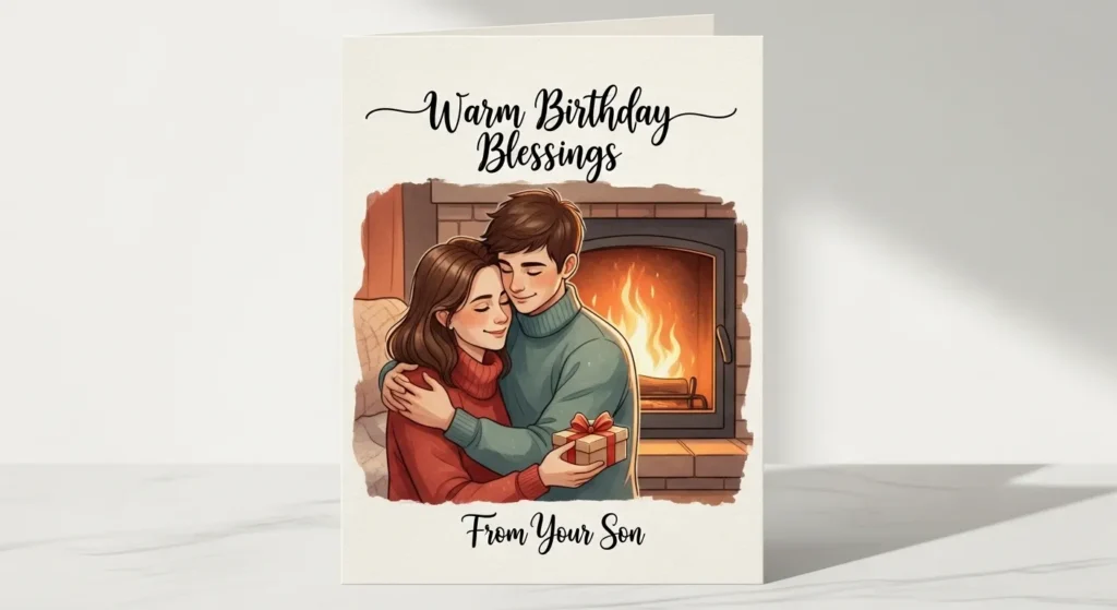 Warm Birthday Blessings from Son to Mother