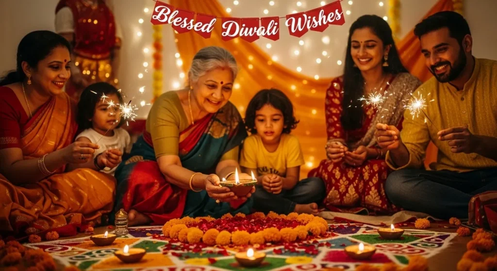 Blessed Diwali Wishes for Family