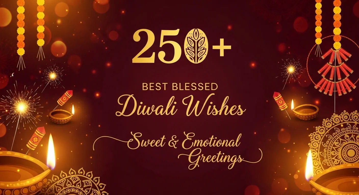 250+ Best Blessed Diwali Wishes: Sweet & Emotional Greetings