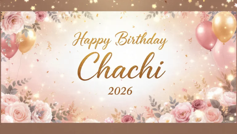 150+ Best Birthday Wishes for Chachi in English in 2026