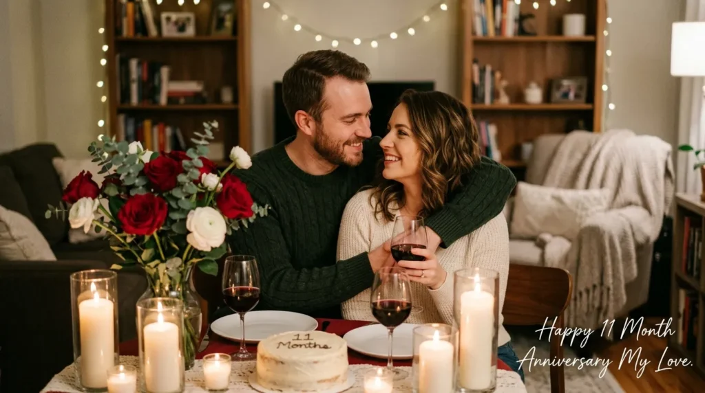 11 Month Anniversary Wishes for Wife in English