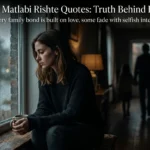 200+ Family Matlabi Rishte Quotes: Truth Behind Broken Bonds