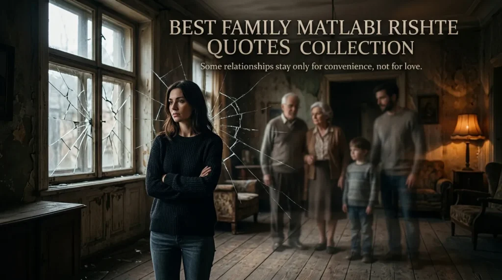 Best Family Matlabi Rishte Quotes Collection