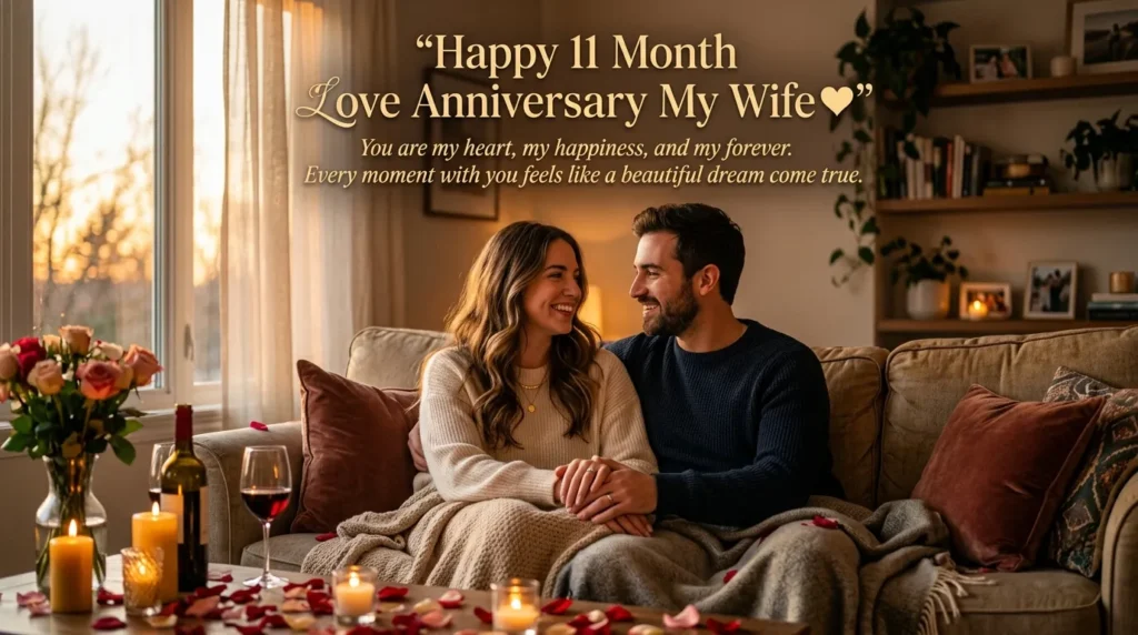Sweet 11 Month Love Anniversary Wishes for Wife
