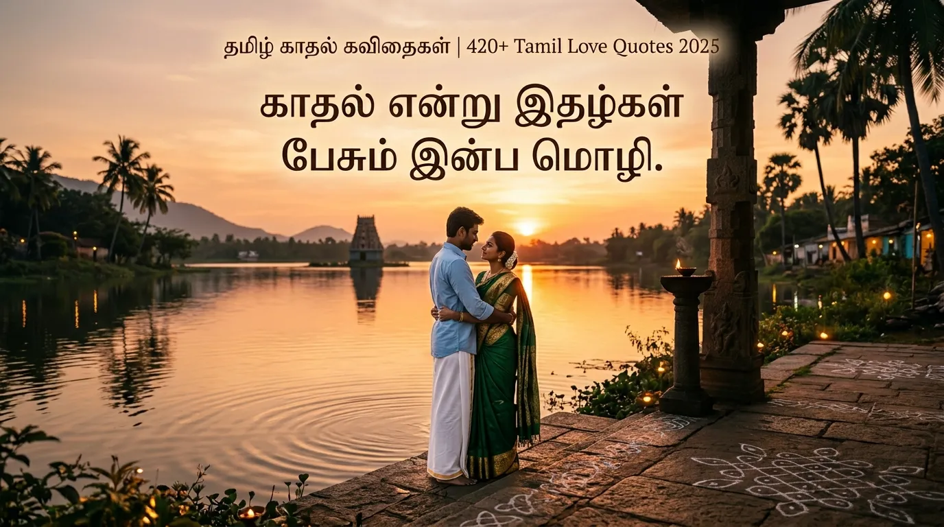 தமிழ் காதல் கவிதைகள் | 420+ Tamil Love Quotes 2025