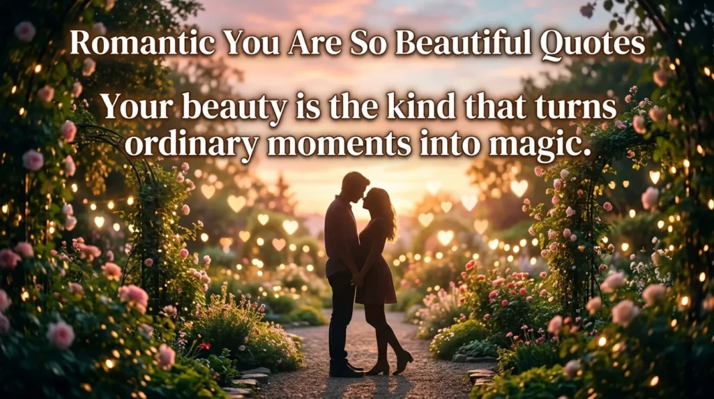 Romantic You Are So Beautiful Quotes