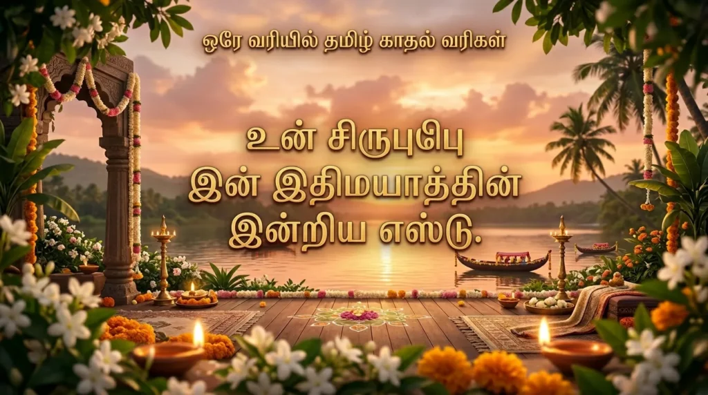 ஒரே வரியில் தமிழ் காதல் வரிகள்