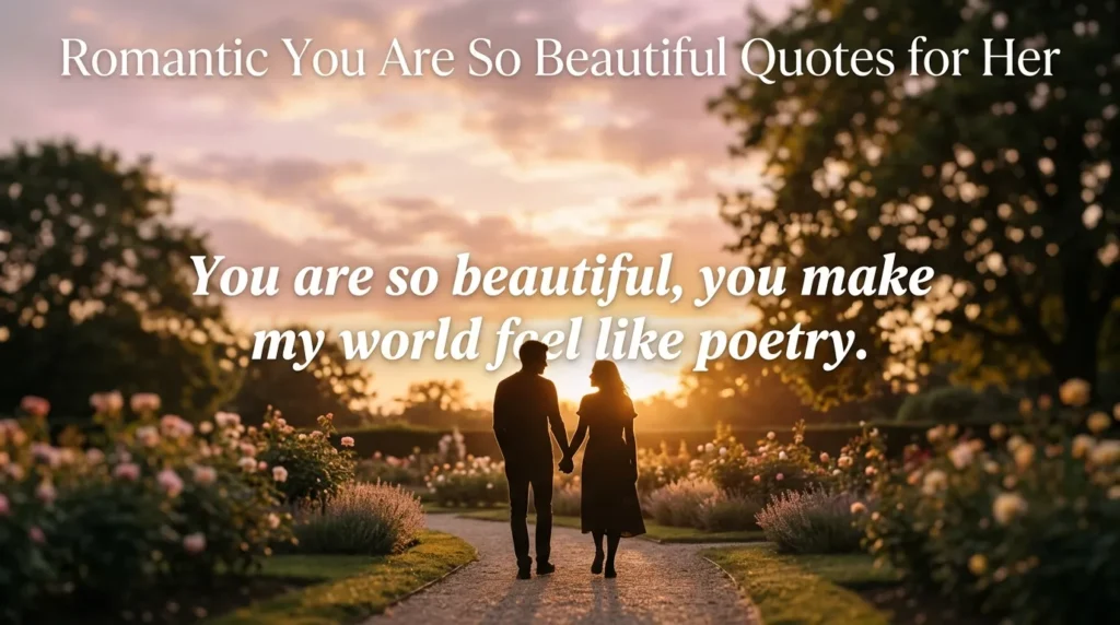 Romantic You Are So Beautiful Quotes for Her