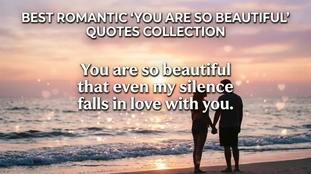 Best Romantic You Are So Beautiful Quotes Collection