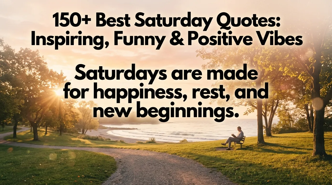 150+ Best Saturday Quotes: Inspiring, Funny & Positive Vibes