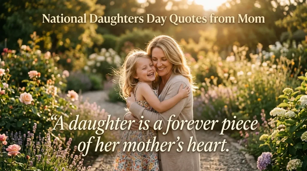 National Daughters Day Quotes from Mom