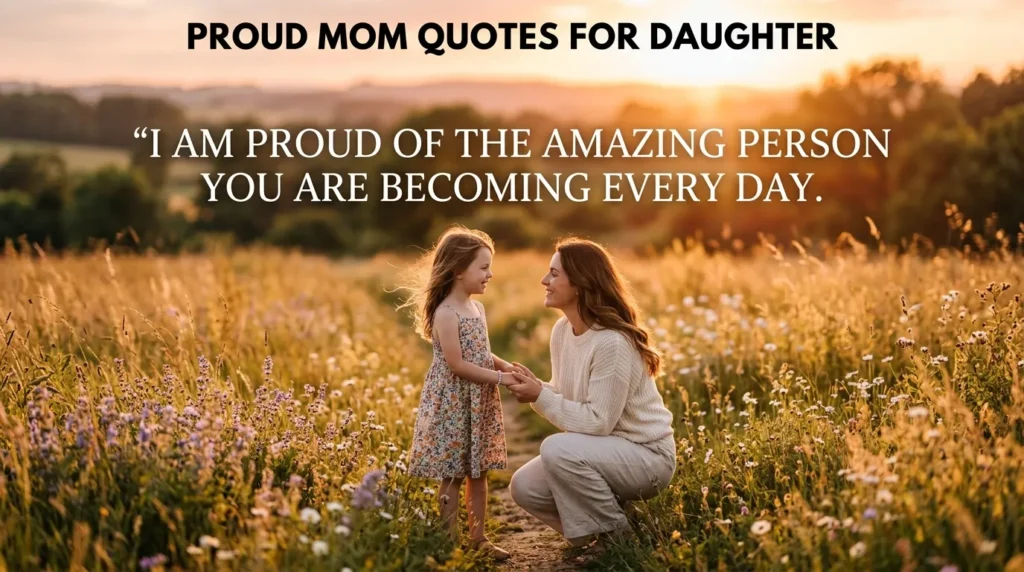 Proud Mom Quotes for Daughter