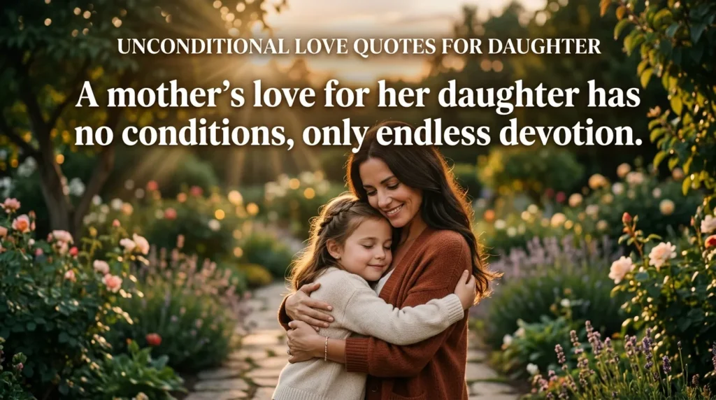 Unconditional Love Quotes for Daughter