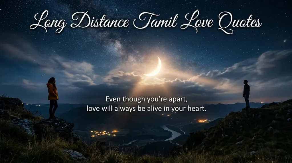 Long Distance Tamil Love Quotes