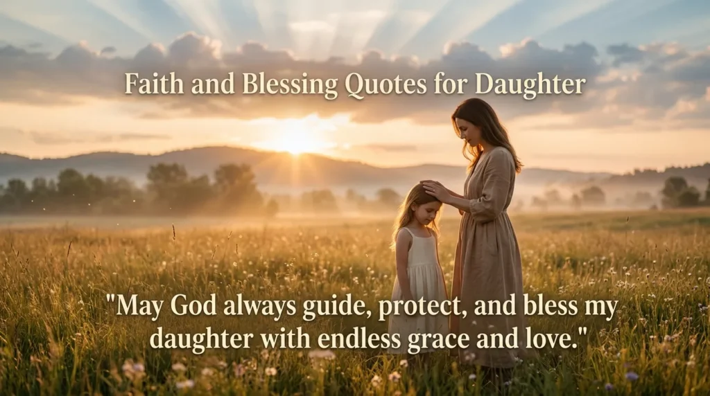 Faith and Blessing Quotes for Daughter
